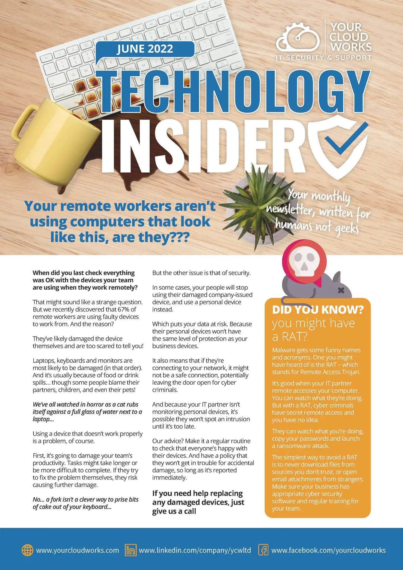 Two thirds of people working remotely are using faulty devices